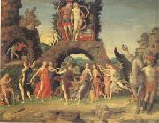 Andrea Mantegna Mars and Venus Known as Parnassus (mk05) Sweden oil painting artist